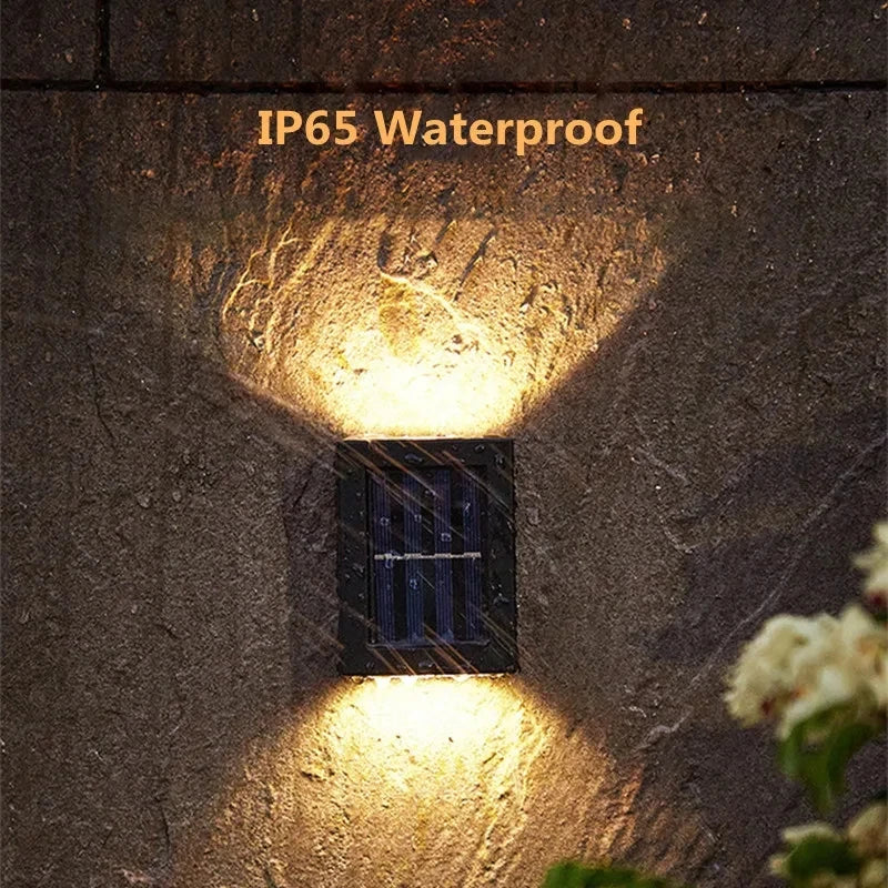Waterproof Solar LED Wall Light – Outdoor Sensor Street Lamp for Garden Decoration and Exterior Lighting